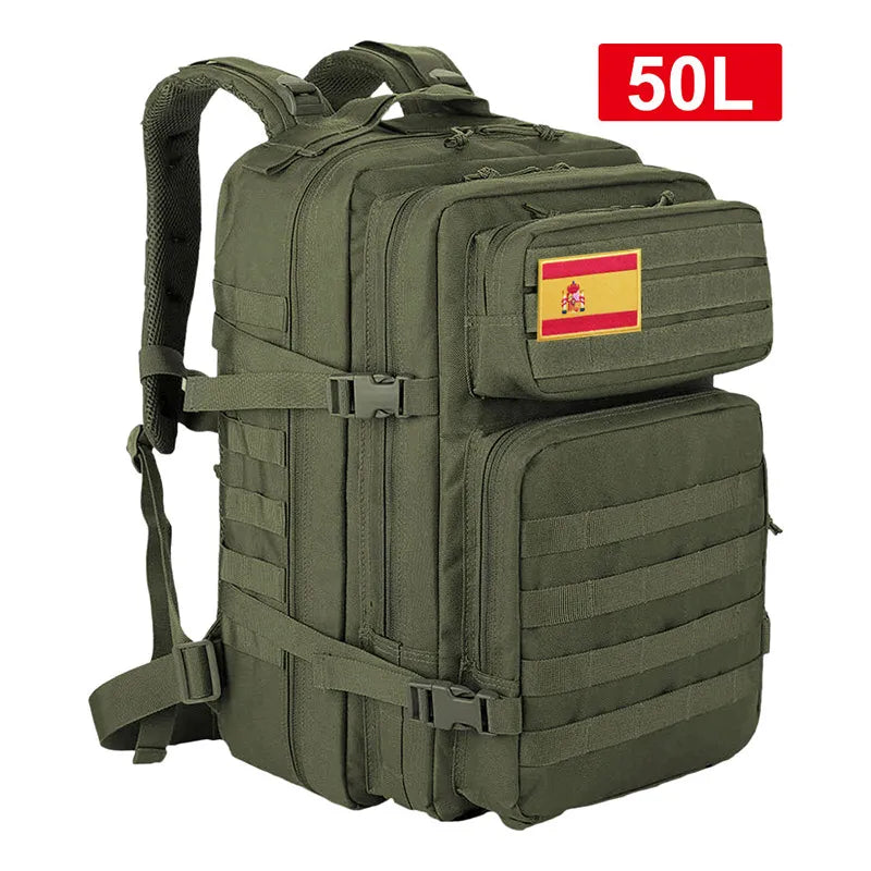 45L/25L Tactical Backpack Men's Travel Large Capacity Rucksacks Men Waterproof Outdoor Sports Multi-functional Bags