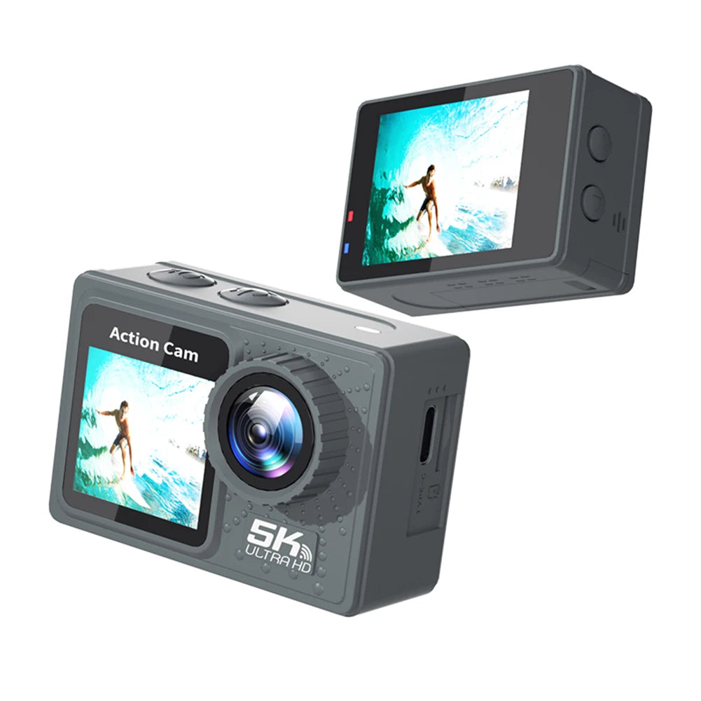5K 4K 60FPS Sports DV Cam 170° Wide Angle WIFI Outdoor Cycling Camera 30m Waterproof Diving Mini DV Camera with Remote Control