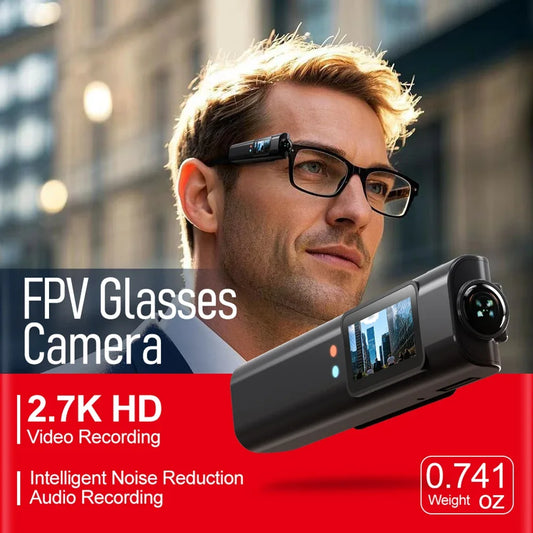 Wireless Glasses Action Camera 4K HD WiFi Mini Digital Camera 250mAh Video Recorder Camcorder Sport on Glass for Cycling Hiking